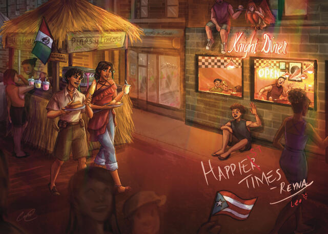 Happier Times - Characters from Rick Riordan&#39;s Heroes of Olympus