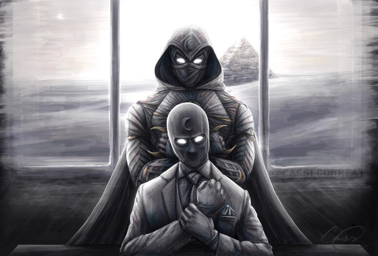 Moon Knight &amp; Mr. Knight from Marvel&#39;s Moon Knight on Disney+