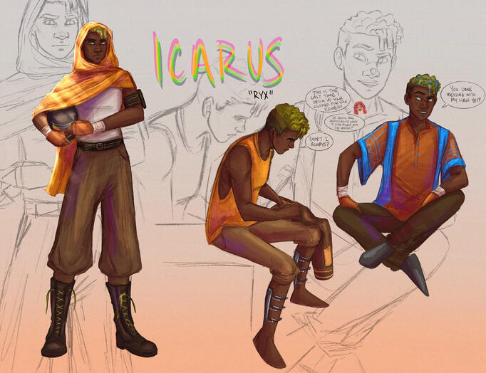 Icarus - Character Exploration from Novel in Progress