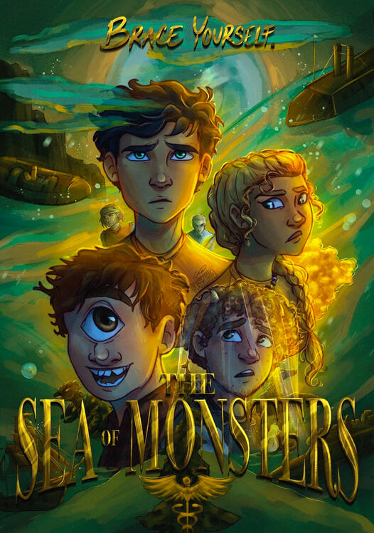 Concept Poster for The Sea of Monsters by Rick Riordan
