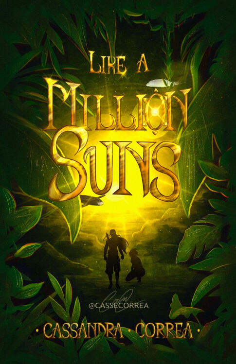 Cover Concept for my novel-in-progess Like a Million Suns