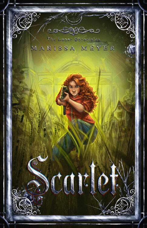 Concept Cover for Scarlet from Marissa Meyer's The Lunar Chronicles